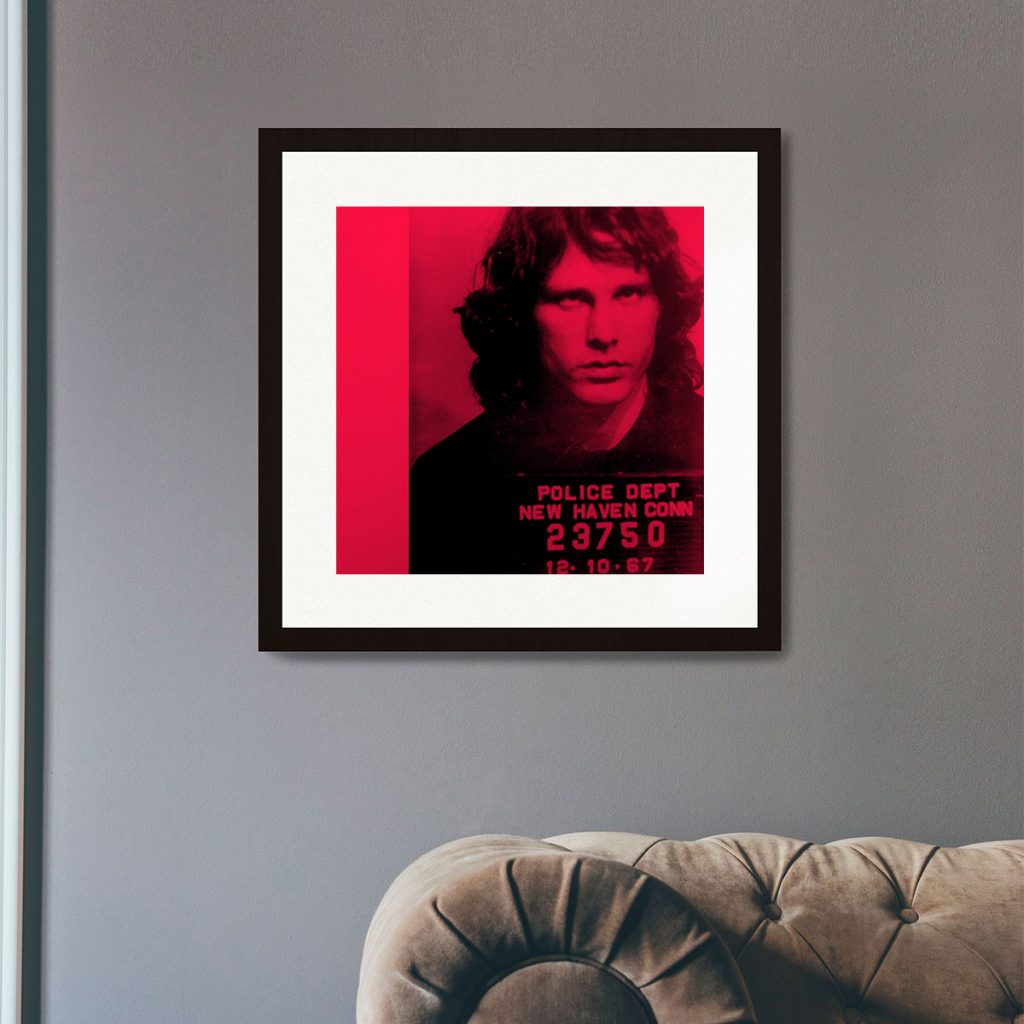 Jim Morrison Art - Labyrinth Art Gallery Brighton - Most Wanted Series Louis Sidolli