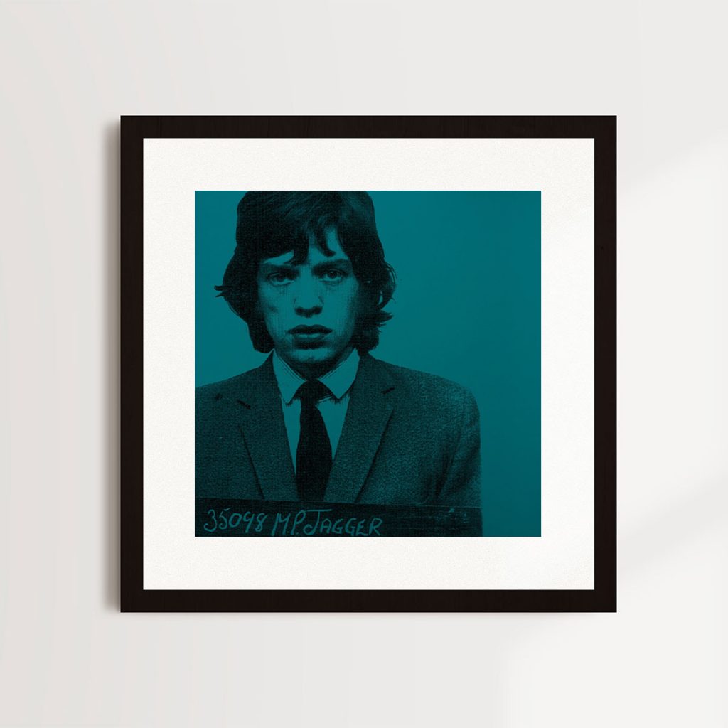 Mick Jagger Art - Labyrinth Art Gallery Brighton - Most Wanted Series Louis Sidolli