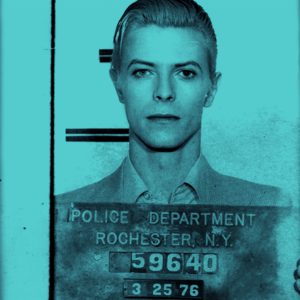 Most Wanted - David Bowie 1976 (Aqua) By Louis Sidoli