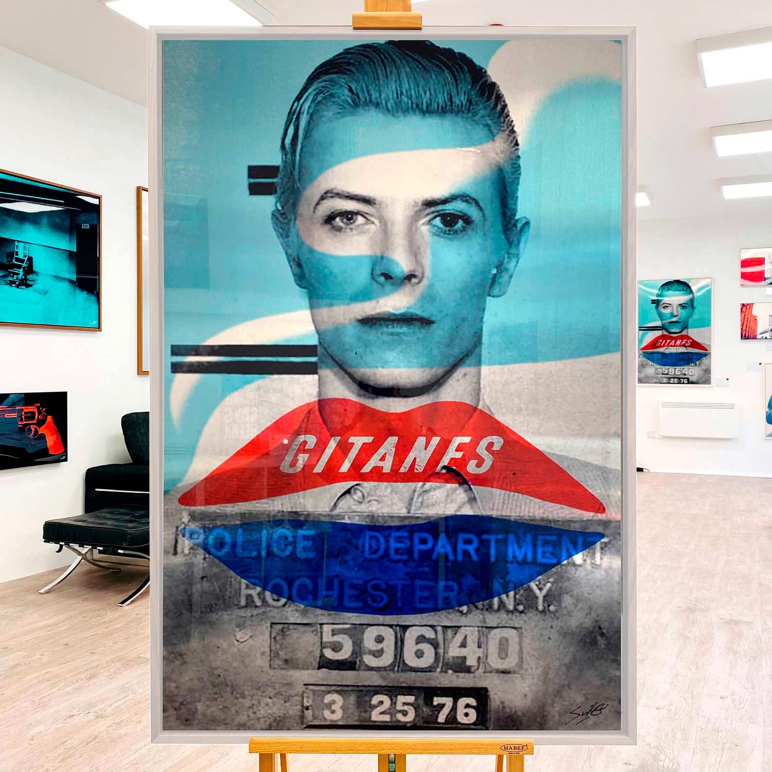 Time takes a Cigarette - David Bowie By Louis Sidoli