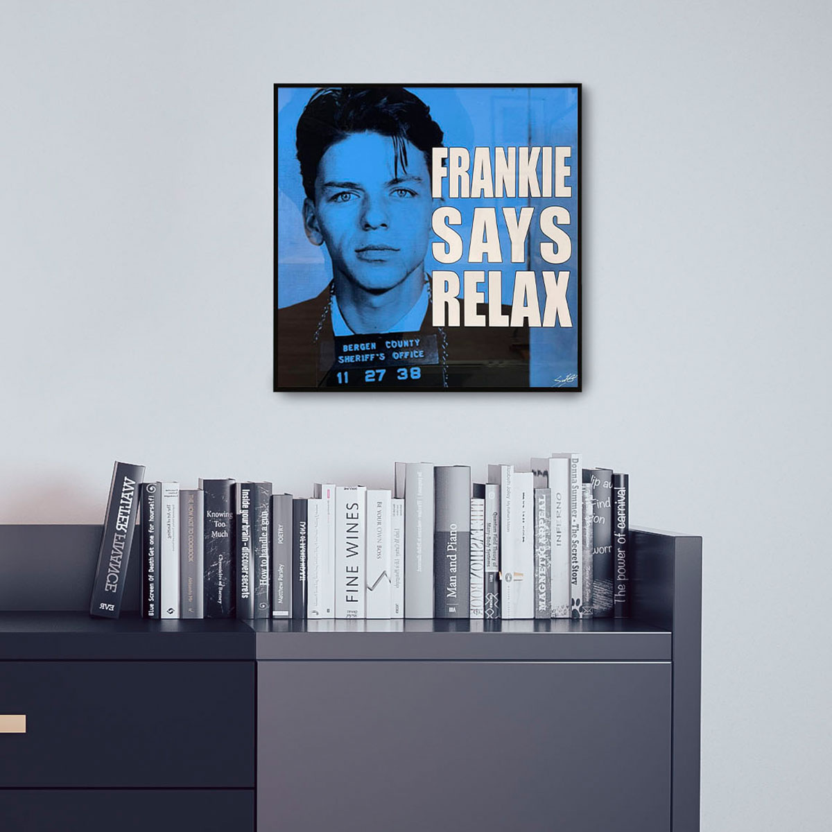 Frankie Says Relax (Blue) - Frank Sinatra By Louis Sidoli - Image 3