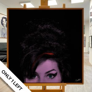 Back To Black - Amy Winehouse (Black / Pink) by Louis Sidoli