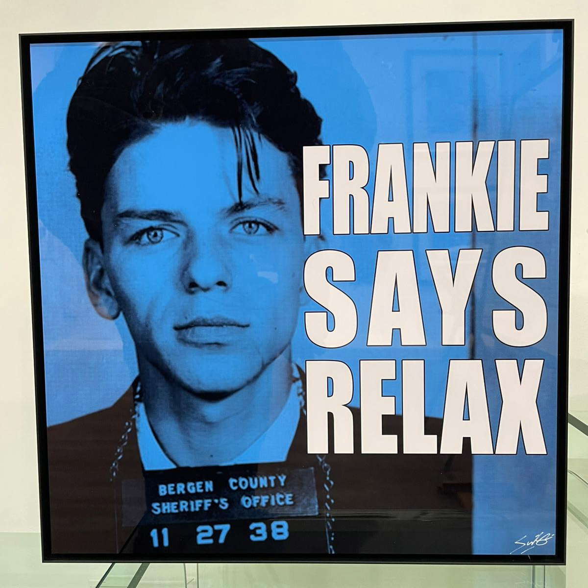 Frankie Says Relax (Blue) - Frank Sinatra By Louis Sidoli - Image 4
