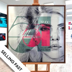 Studio 54 - Debbie Harry (Pale Green, Pink) By Louis Sidoli