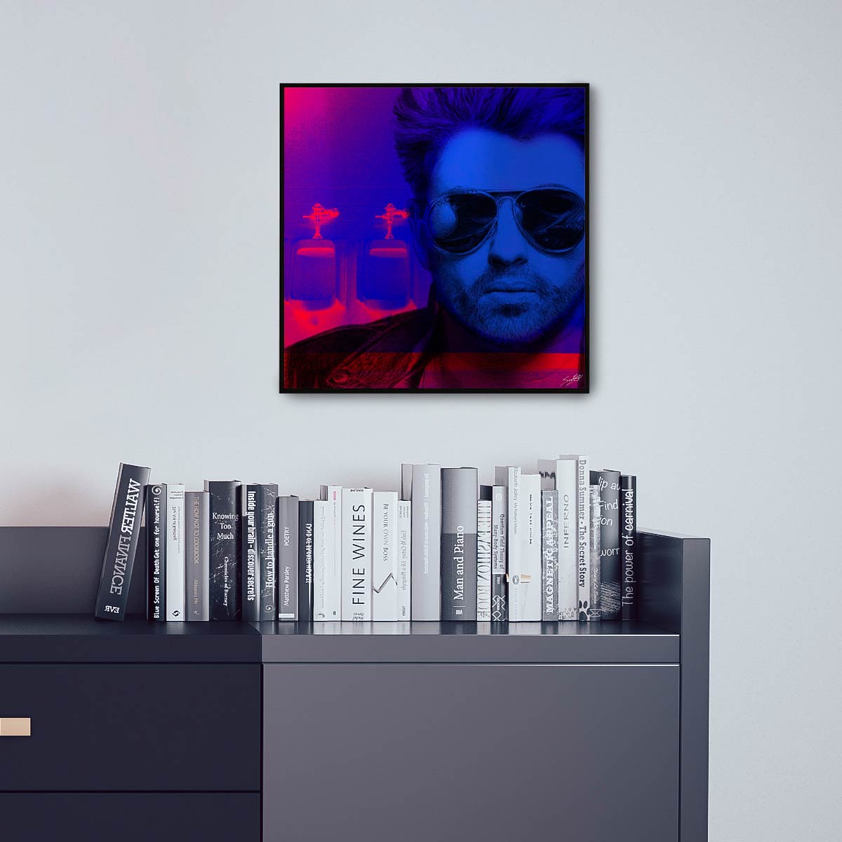 Let's Go Outside (Electric Blue) - George Michael By Louis Sidoli - Image 2