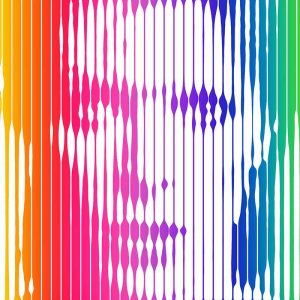 David Bowie (Rainbow) By Veebee