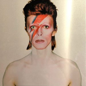 Aladdin Sane (David Bowie) - Ltd Edition Eyes Open on Brushed Aluminium By Duffy