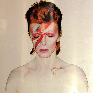 Aladdin Sane (David Bowie) - Ltd Edition Classic on Brushed Aluminium By Duffy