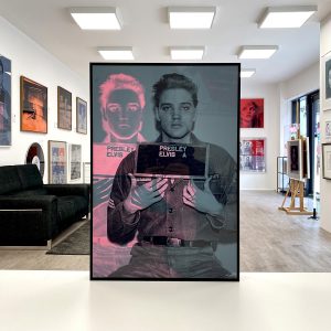 Most Wanted (Grey, Pink) - Elvis Presley By Louis Sidoli