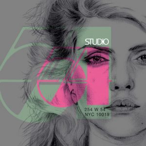 Studio 54 - Debbie Harry (Pale Green & Pink) By Louis Sidoli