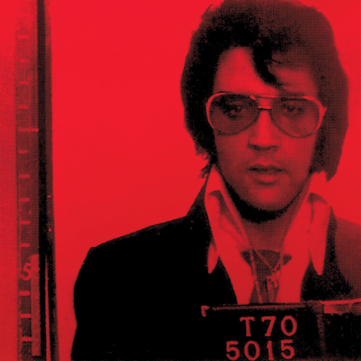 FBI - Elvis Presley 1970 (Crimson Red) By Louis Sidoli