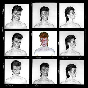 David Bowie - Aladdin Sane Demi Contact Sheet - 1973 By Duffy