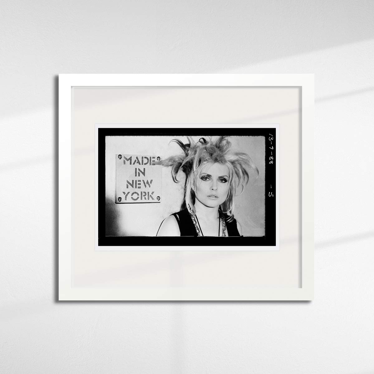 Debbie Harry "Made in New York - No.1" white frame
