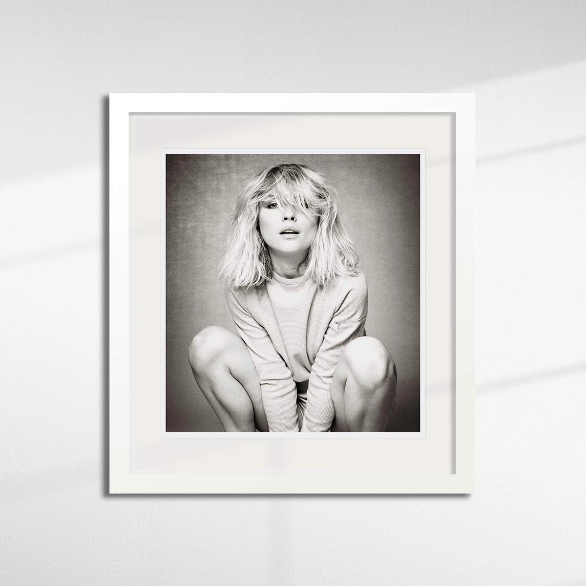 Debbie Harry "New York Studio, 1983" white frame