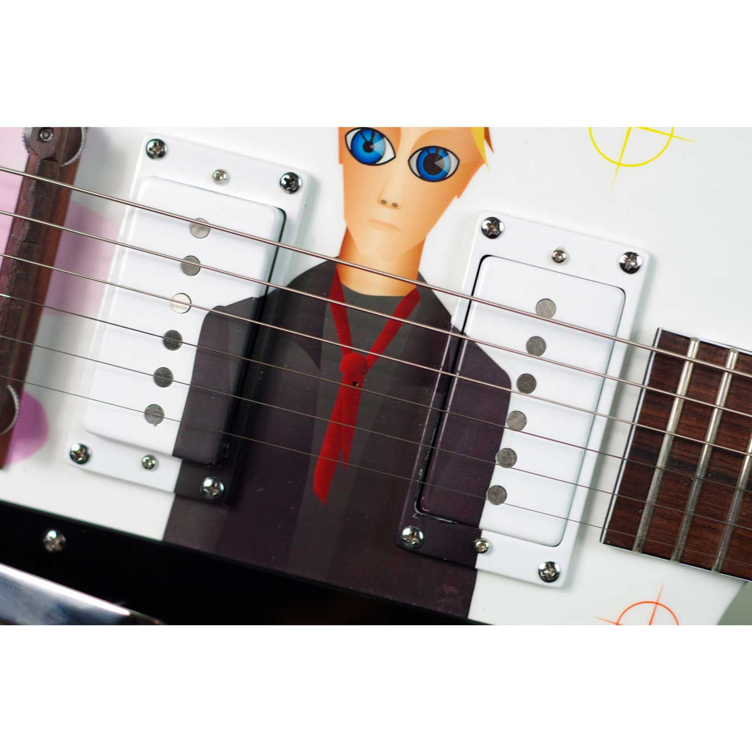 A David Bowie Tribute Guitar by Nick Burman