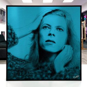 Oh! You Pretty Thing (Blue,Teal) - David Bowie By Louis Sidoli