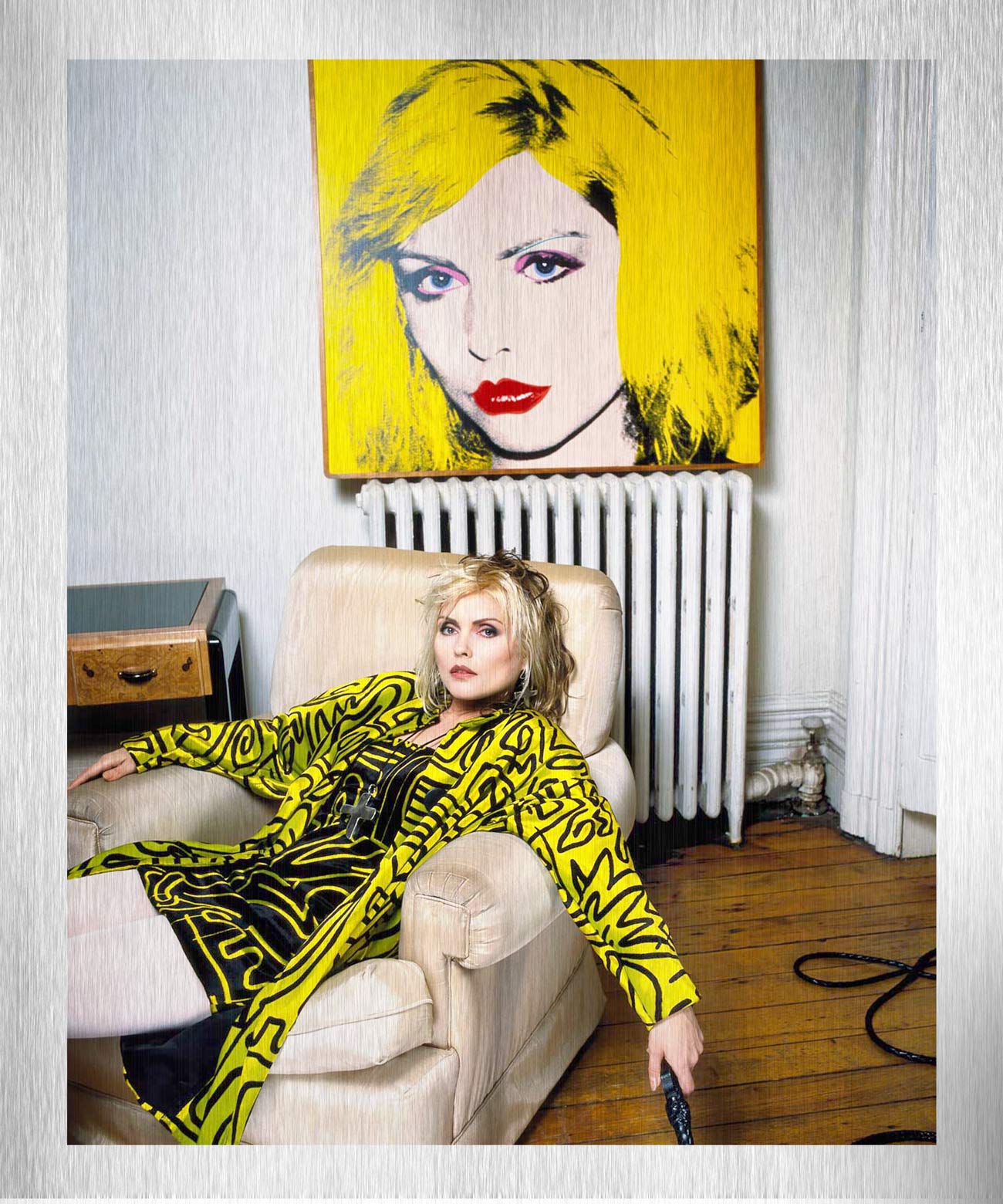 Debbie Harry "With Warhol in New York Apartment - 1988 - No.1" Aluminium 20x24