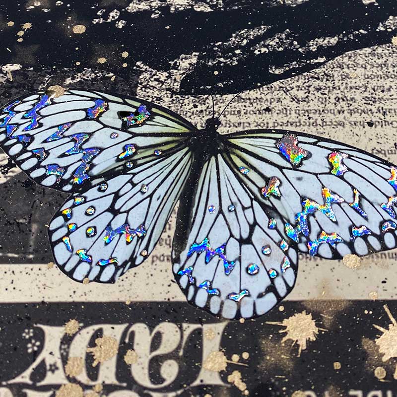 Audrey Hepburn (Illuminated) By Veebee - detail