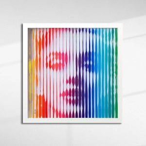 Marilyn Monroe (Rainbow) Painting on Glass By Veebee - Original