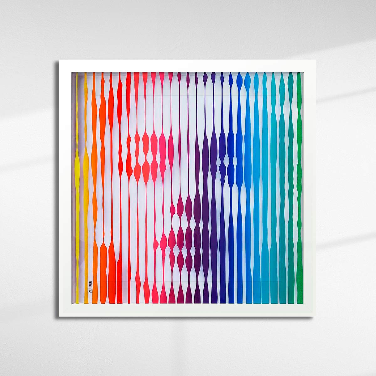 Marilyn Monroe (Rainbow) Painting on Glass By Veebee - Original