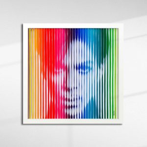 Prince (Rainbow) Painting on Glass By Veebee - Original