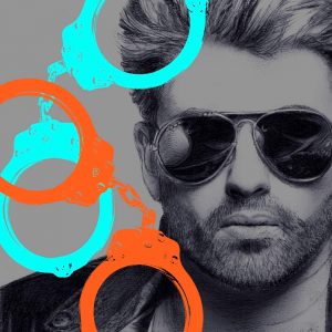 "Yes, I've Been Bad" George Michael (Solid Grey, Aqua, Orange)