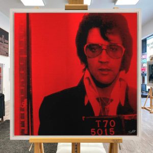 "Most Wanted" Elvis 1970 (Red) - by Louis Sidoli