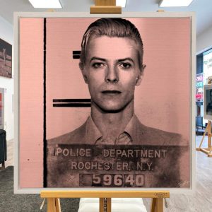 "Most Wanted" David Bowie (Rose Gold) by Louis Sidoli