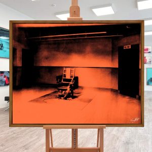 "Treason" Old Sparky (Orange) by Louis Sidoli