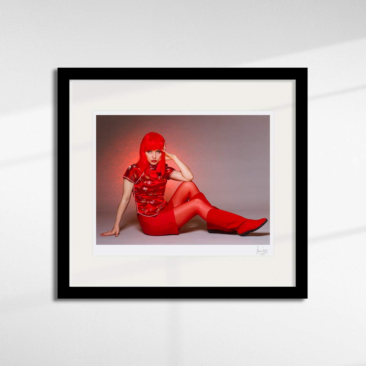 Debbie Harry in Red by Brian Aris