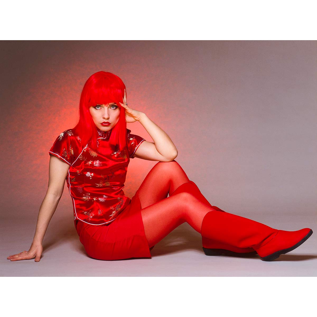 Debbie Harry in Red by Brian Aris