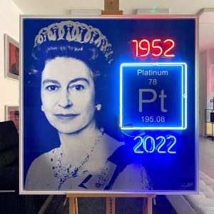 "Souvenir" Queen Elizabeth II by Louis Sidoli