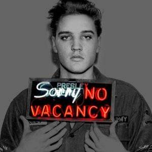 "Heartbreak Hotel" Elvis Presley by Louis Sidoli. Limited edition on fine art paper.