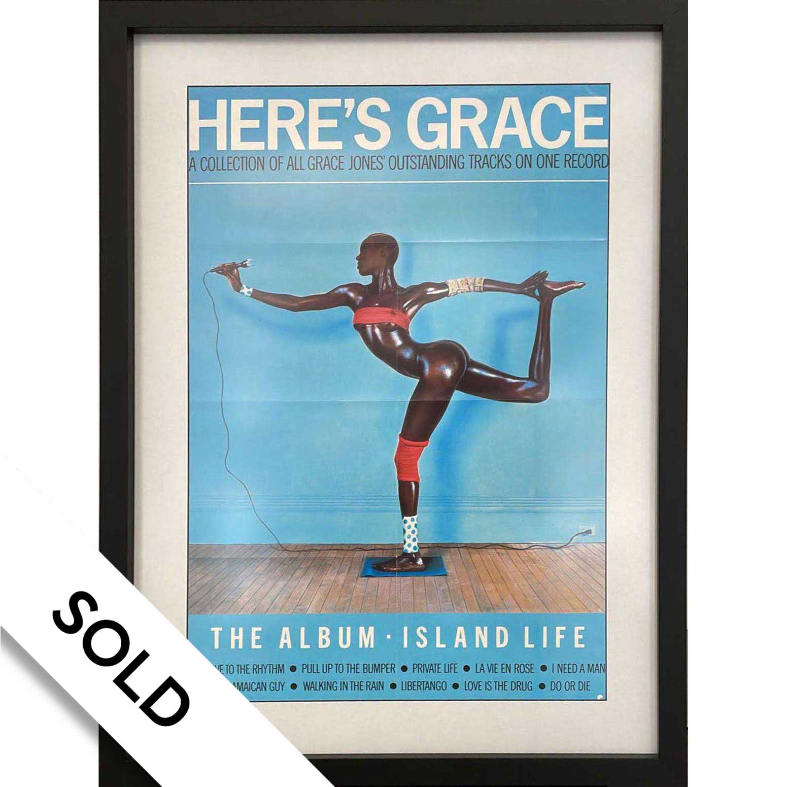 Grace Jones (Here's Grace) - Poster - SOLD