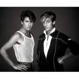 Wham! - George Michael & Andrew Ridgeley limited edition print by Brian Aris.