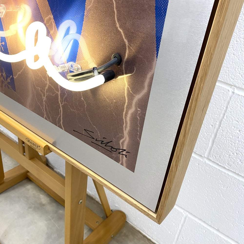 "Bohemian Rhapsody" (Freddie Mercury) - original neon artwork by Louis Sidoli