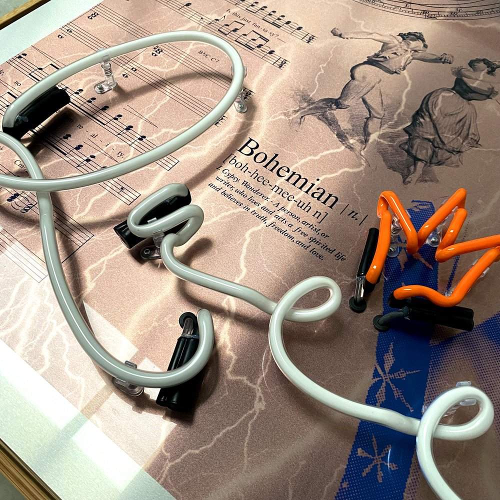 "Bohemian Rhapsody" (Freddie Mercury) - original neon artwork by Louis Sidoli