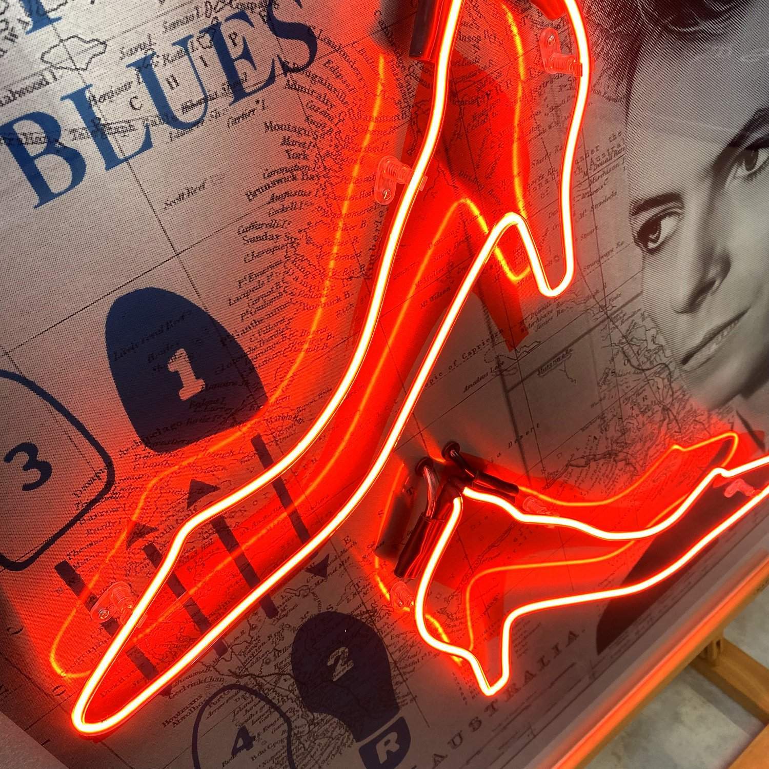 "Let's Dance" David Bowie (Neon)