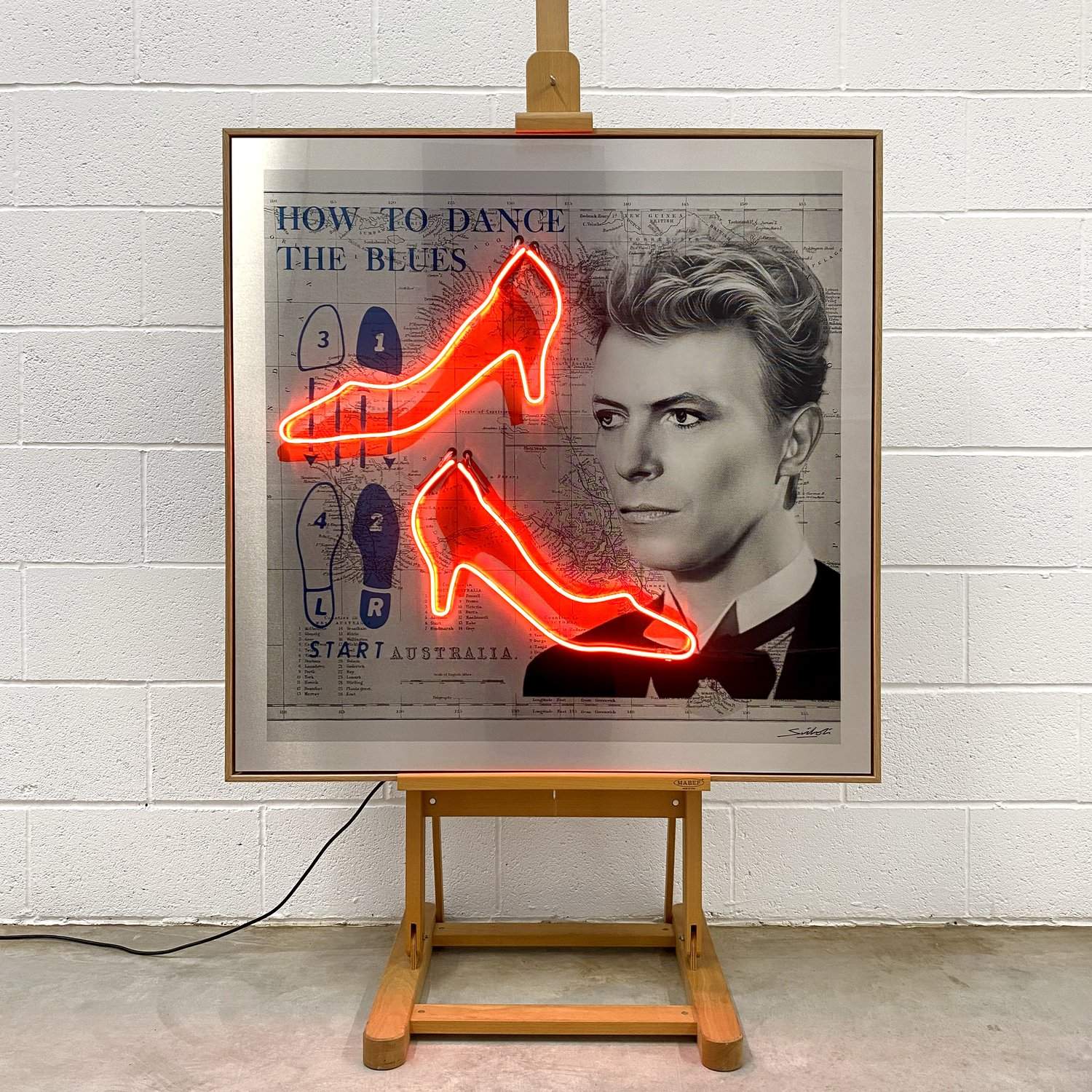 "Let's Dance" David Bowie (Neon)