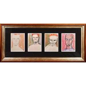 David Bowie - 4-up self portraits