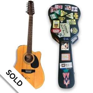 Bowie - Hand-signed Isolar-Takamine 12-String Guitar and Case