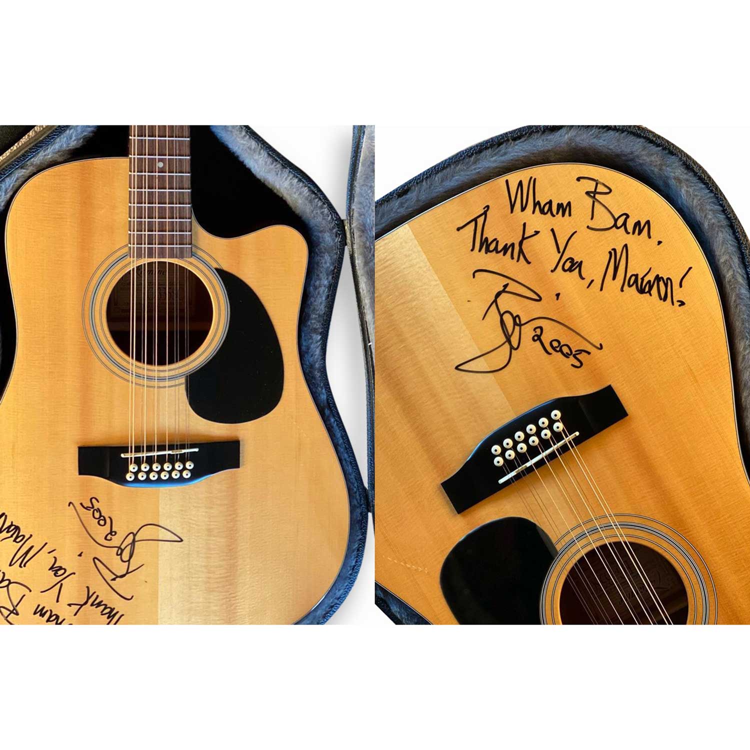 Bowie - Hand-signed Isolar-Takamine 12-String Guitar and Case