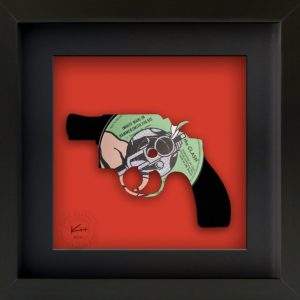 Clash Guns – Hammersmith Palais. Vinyl artwork by Keith Haynes.