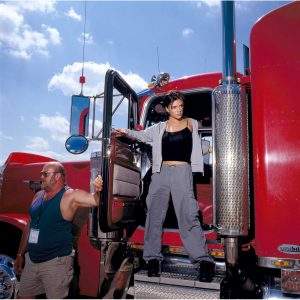 Limited edition print of Posh Spice in the USA by Brian Aris.