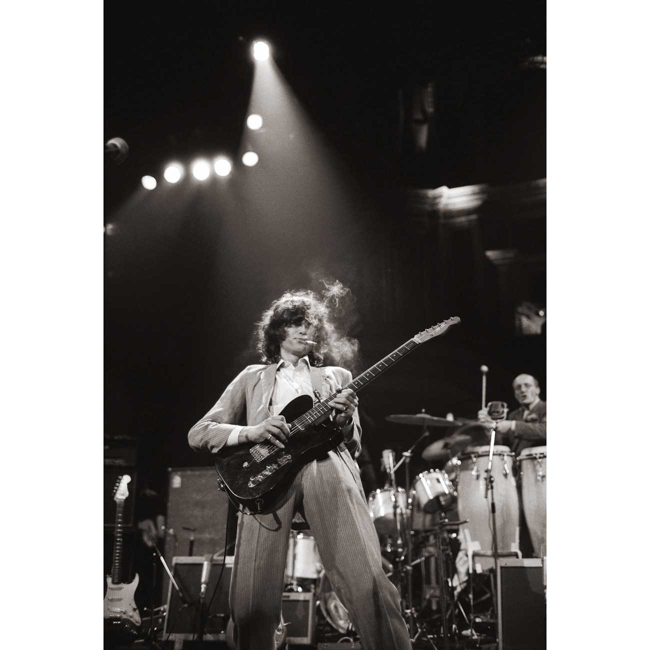 Limited edition print of Jimmy Page by Brian Aris.