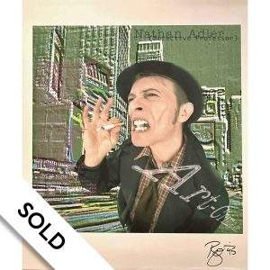 David Bowie – Outside Lithograph Hand-Signed - SOLD