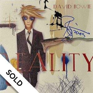David Bowie - Rare Reality Promo Canvas Hand-Signed - SOLD