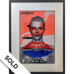 Time takes a Cigarette (Orange) – David Bowie By Louis Sidoli - SOLD