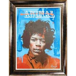 Jimi Hendrix by Zinsky