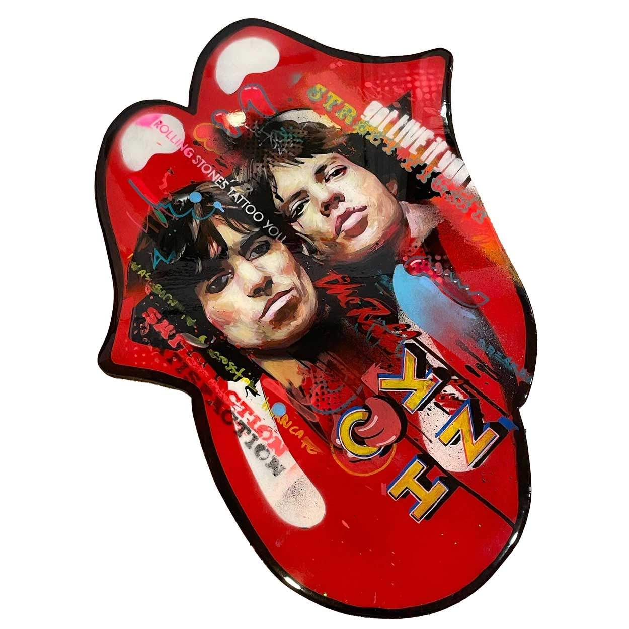 Stones with Keith & Mick by Zinsky
